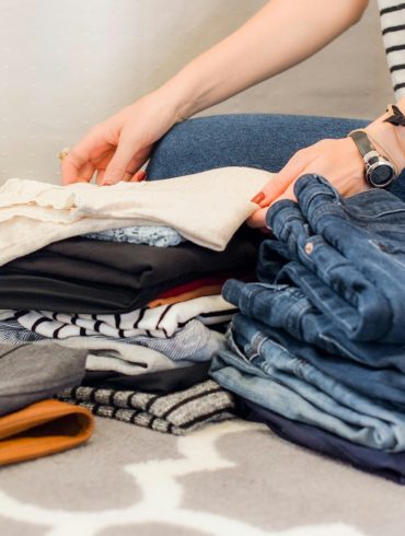 assorted-color apparels
