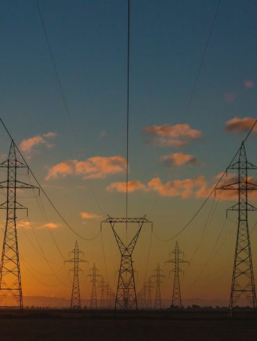 photo of truss towers