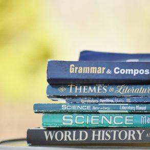 pile of assorted-title books